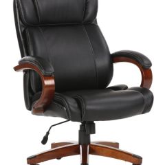 Кресло офисное BRABIX PREMIUM "Magnum EX-701" (дерево, рециклированная кожа, черное) 531827 в Нягани - nyagan.mebel24.online | фото 1