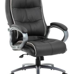 Кресло офисное BRABIX PREMIUM "Strong HD-009" (экокожа черная, ткань серая) 531945 в Нягани - nyagan.mebel24.online | фото