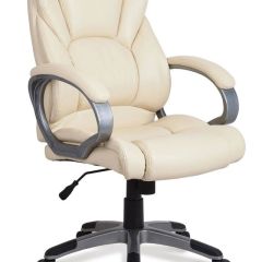 Кресло офисное BRABIX "Eldorado EX-504", экокожа, бежевое, 531167 в Нягани - nyagan.mebel24.online | фото