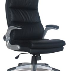 Кресло офисное BRABIX "Fregat EX-510" (рециклированная кожа, черное) 530863 в Нягани - nyagan.mebel24.online | фото 1
