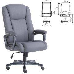 Кресло офисное BRABIX "Solid HD-005" (ткань/серое) 531823 в Нягани - nyagan.mebel24.online | фото