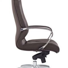 Кресло руководителя Бюрократ _AURA/BROWN коричневый в Нягани - nyagan.mebel24.online | фото 2