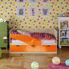 Кровать Бабочки (Оранжевый металлик) 1800 в Нягани - nyagan.mebel24.online | фото
