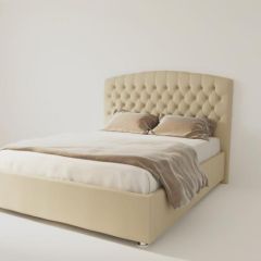 Кровать Берлин без основания 1200 (экокожа бежевая) в Нягани - nyagan.mebel24.online | фото
