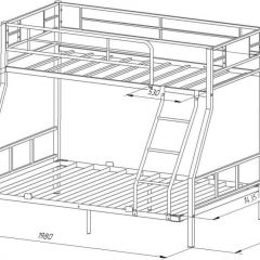 Кровать двухъярусная «Гранада-1 140» в Нягани - nyagan.mebel24.online | фото 6