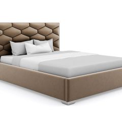 Кровать Коралл интерьерная +основание (90х200) в Нягани - nyagan.mebel24.online | фото 7