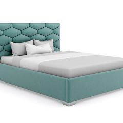 Кровать Коралл интерьерная +основание (90х200) в Нягани - nyagan.mebel24.online | фото 17
