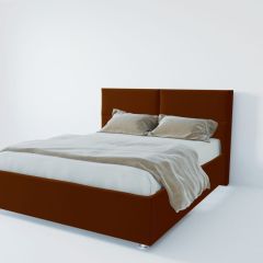 Кровать Корсика с ПМ 800 (велюр бордо) в Нягани - nyagan.mebel24.online | фото 2