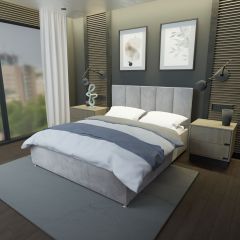 Кровать Мерида Решетка+ПМ+Дно (1400) в Нягани - nyagan.mebel24.online | фото