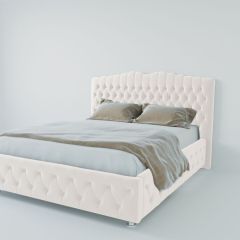 Кровать Нягань с ПМ 900 (экокожа белая) в Нягани - nyagan.mebel24.online | фото