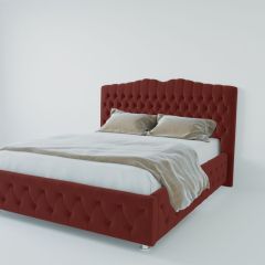 Кровать Нягань с ПМ 900 (велюр бордо) в Нягани - nyagan.mebel24.online | фото 2