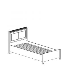 Кровать одинарная №249 Белла в Нягани - nyagan.mebel24.online | фото 2