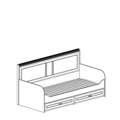 Кровать односпальная с ящиками №250 Белла в Нягани - nyagan.mebel24.online | фото 2