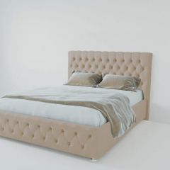 Кровать Версаль 1200 без основания (велюр светло серый) в Нягани - nyagan.mebel24.online | фото