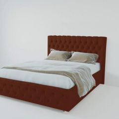 Кровать Версаль 800 без основания (велюр бордовый) в Нягани - nyagan.mebel24.online | фото