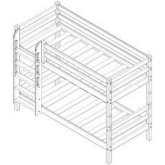 Кровать Сонечка 2-х ярусная (модульная) в Нягани - nyagan.mebel24.online | фото 6