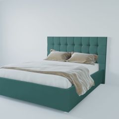 Кровать Венеция с ПМ 800 (велюр бирюзовый) в Нягани - nyagan.mebel24.online | фото 2