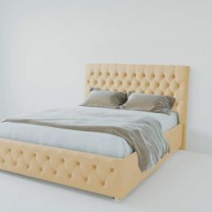 Кровать Версаль с ПМ 800 (экокожа бежевая) в Нягани - nyagan.mebel24.online | фото