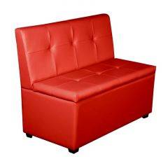 Кухонный диван Уют-1 (1000) Красный в Нягани - nyagan.mebel24.online | фото