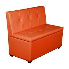 Кухонный диван Уют-1 (1000) Оранжевый в Нягани - nyagan.mebel24.online | фото