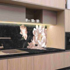 Кухонный фартук со столешницей (А-05) в едином стиле (3050 мм) в Нягани - nyagan.mebel24.online | фото