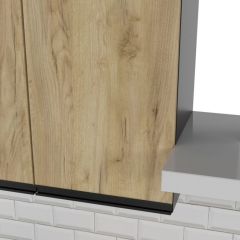 Кухонный гарнитур Адажио медиум 1400 мм в Нягани - nyagan.mebel24.online | фото 5