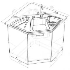 Кухонный гарнитур Адажио оптима 1800х2400 мм в Нягани - nyagan.mebel24.online | фото 18