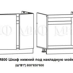 ЛИЗА-2 Кухонный гарнитур 1,6 Белый глянец холодный в Нягани - nyagan.mebel24.online | фото 6