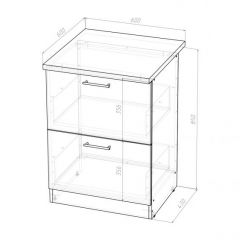 Кухонный гарнитур Лоретта компакт 2200 мм в Нягани - nyagan.mebel24.online | фото 13