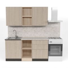 Кухонный гарнитур Надежда стандарт 5 1600 мм в Нягани - nyagan.mebel24.online | фото 3