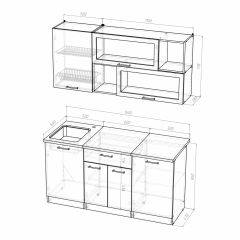 Кухонный гарнитур Полина стандарт 1600 в Нягани - nyagan.mebel24.online | фото 7