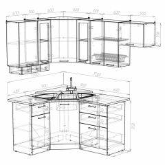 Кухонный гарнитур Симона литл 1300*2000 в Нягани - nyagan.mebel24.online | фото 3