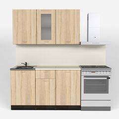 Кухонный гарнитур Симона медиум 1400 в Нягани - nyagan.mebel24.online | фото 3