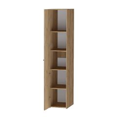 Квадро П-1 Пенал 1дв (ЛДСП дуб крафт золотой) в Нягани - nyagan.mebel24.online | фото 2