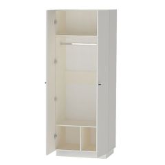 Квадро ШК-1 Шкаф 2дв (ЛДСП миндаль) в Нягани - nyagan.mebel24.online | фото 2