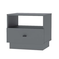 Квадро Т-2 Тумба прикроватная (ЛДСП графит) в Нягани - nyagan.mebel24.online | фото