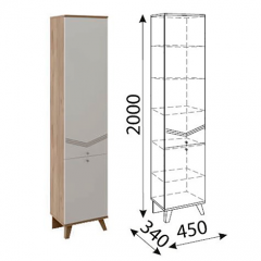 Лимба (гостиная) М03 Пенал в Нягани - nyagan.mebel24.online | фото