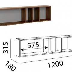 Лимба (гостиная) М11 Полка навесная в Нягани - nyagan.mebel24.online | фото