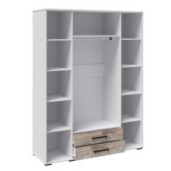 Модульная Спальня Соната (Белый/Дуб юкон) в Нягани - nyagan.mebel24.online | фото 5