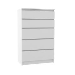 МОРИ МК 700.5 Комод (белый) в Нягани - nyagan.mebel24.online | фото 2