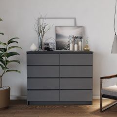 МОРИ МК 1200.8 Комод (графит) в Нягани - nyagan.mebel24.online | фото