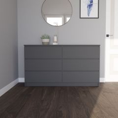 МОРИ МК 1380.6 Комод (графит) в Нягани - nyagan.mebel24.online | фото