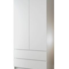 МОРИ МШ 900.1 Шкаф с 2мя дв и 2мя ящ. (белый) в Нягани - nyagan.mebel24.online | фото