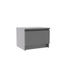 МОРИ ТПМ 400.1 Тумба прикроватная (графит) в Нягани - nyagan.mebel24.online | фото 2