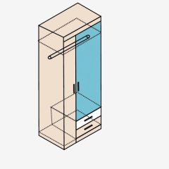 НИКА Н10з Шкаф для одежды в Нягани - nyagan.mebel24.online | фото 4