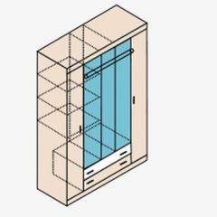 НИКА Н13 Шкаф для одежды в Нягани - nyagan.mebel24.online | фото 5
