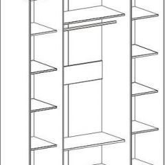 НИКОЛЬ МС Спальный гарнитур в Нягани - nyagan.mebel24.online | фото 7