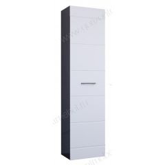 Пенал Ненси 400 (Венге/Белый глянец) в Нягани - nyagan.mebel24.online | фото