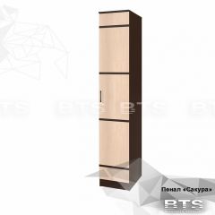 Пенал Сакура (венге/лоредо) в Нягани - nyagan.mebel24.online | фото