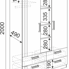 Подростковая Волкер (модульная) в Нягани - nyagan.mebel24.online | фото 11